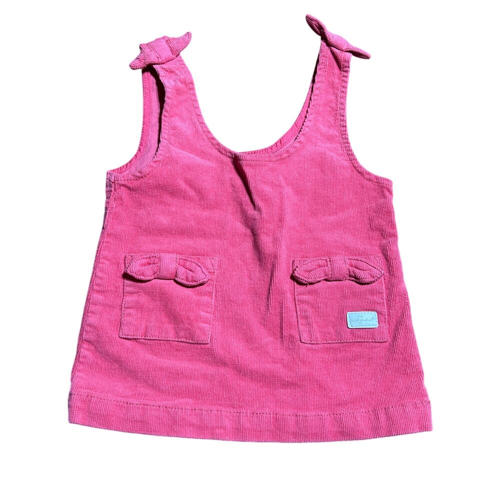 7 For All Mankind girls 12 M Pink Corduroy Jumper dress